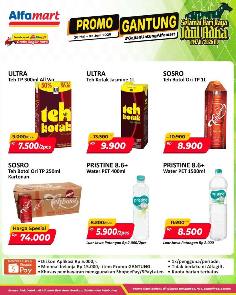 Promo gantung alfamart minggu ini