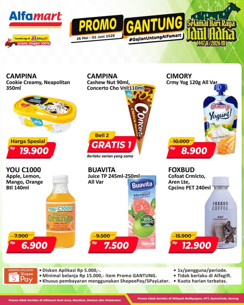 Promo gantung alfamart minggu ini