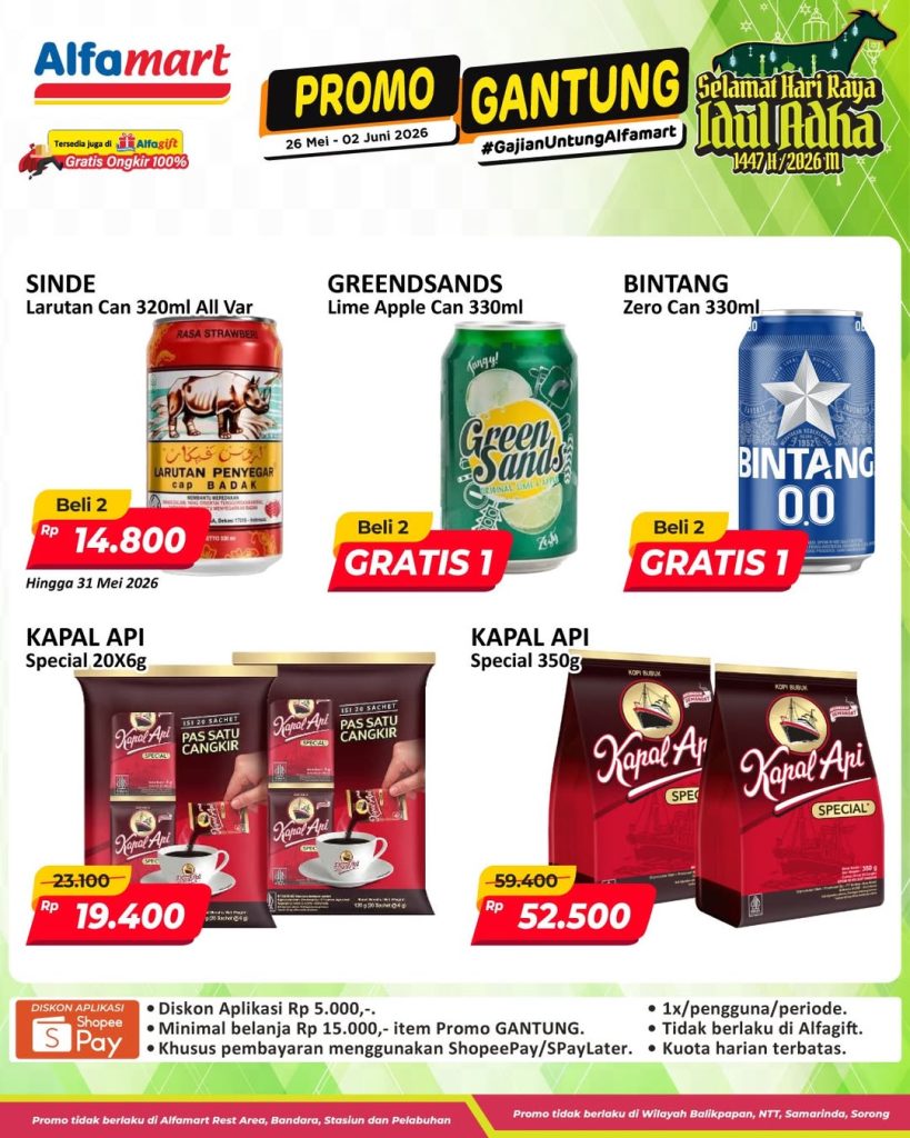 Promo gantung alfamart minggu ini