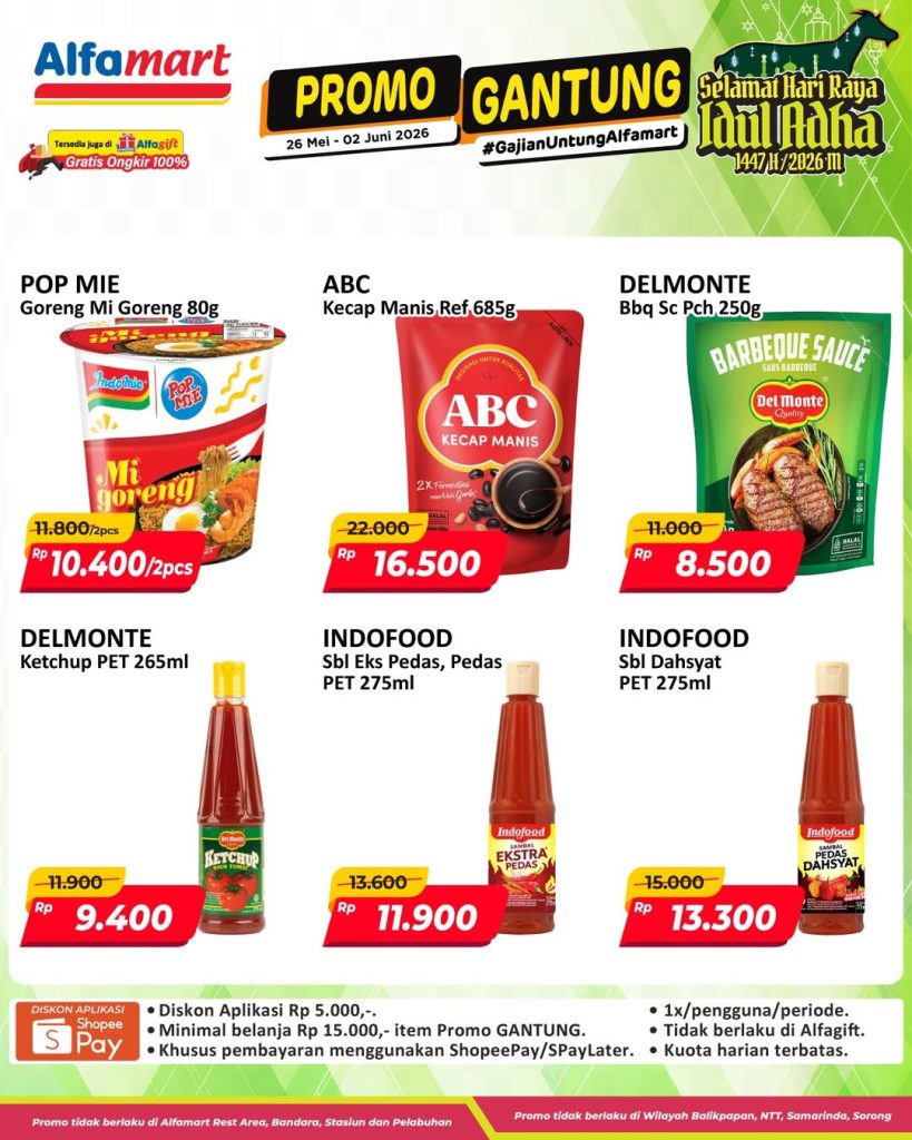 Promo gantung alfamart minggu ini