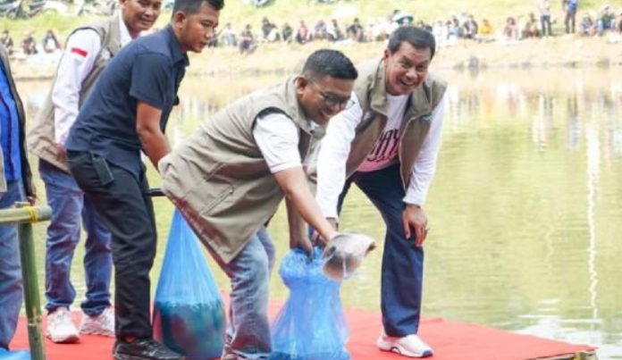 Peringatan puncak May Day 2026 di Kabupaten Tangerang dengan mancing massal