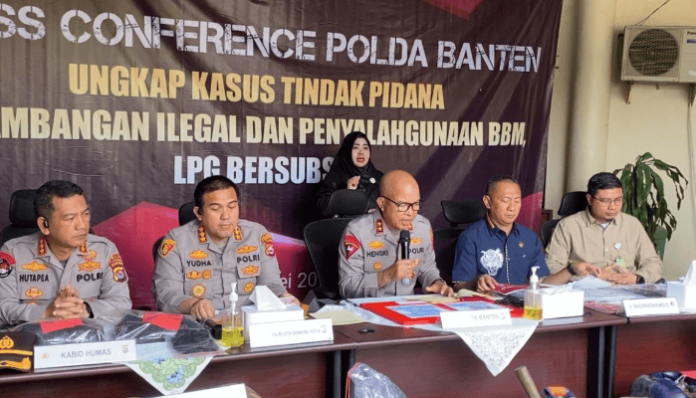 Polda Banten Bongkar Penyalahgunaan BBM dan LPG Subsidi