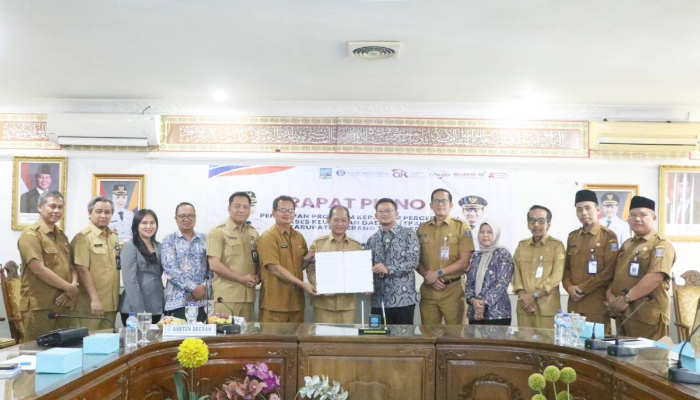 Rapat Pleno Penetapan Program Kerja Tim Percepatan Akses Keuangan Daerah (TPAKD) Kabupaten Serang 2026