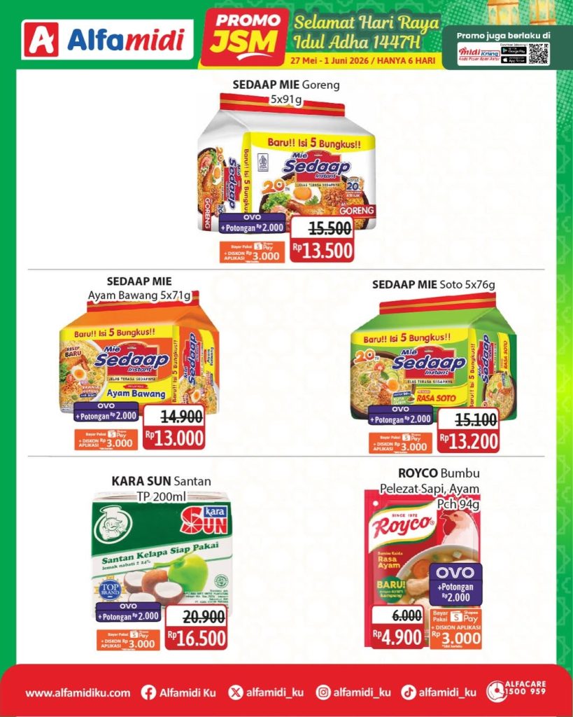 Promo JSM Alfamidi