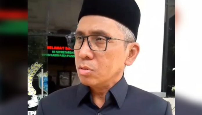 Sekretaris Daerah Kabupaten Pandeglang, Asep Rahmat
