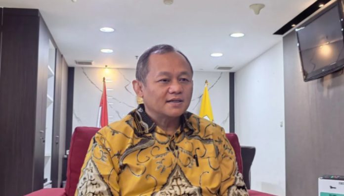 Sekretaris Jenderal Partai Golkar, Muhammad Sarmuji tanggapi lagu My Little Bolu Ketan (Foto/ANTARA)