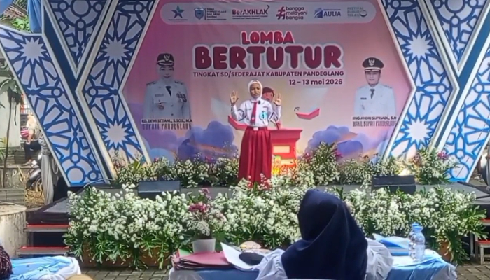 Siswa SD di Pandeglang Unjuk Kebolehan Dalam Lomba Bertutur