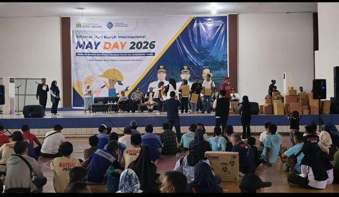 Peringatan Hari Buruh (May Day) di Kota Serang (Foto: Bantentv.com/ Jaya)