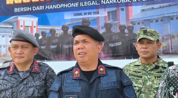 Kepala Rutan Kelas IIA Serang, Rangga Permata (Foto: Bantentv.com/ Imron)