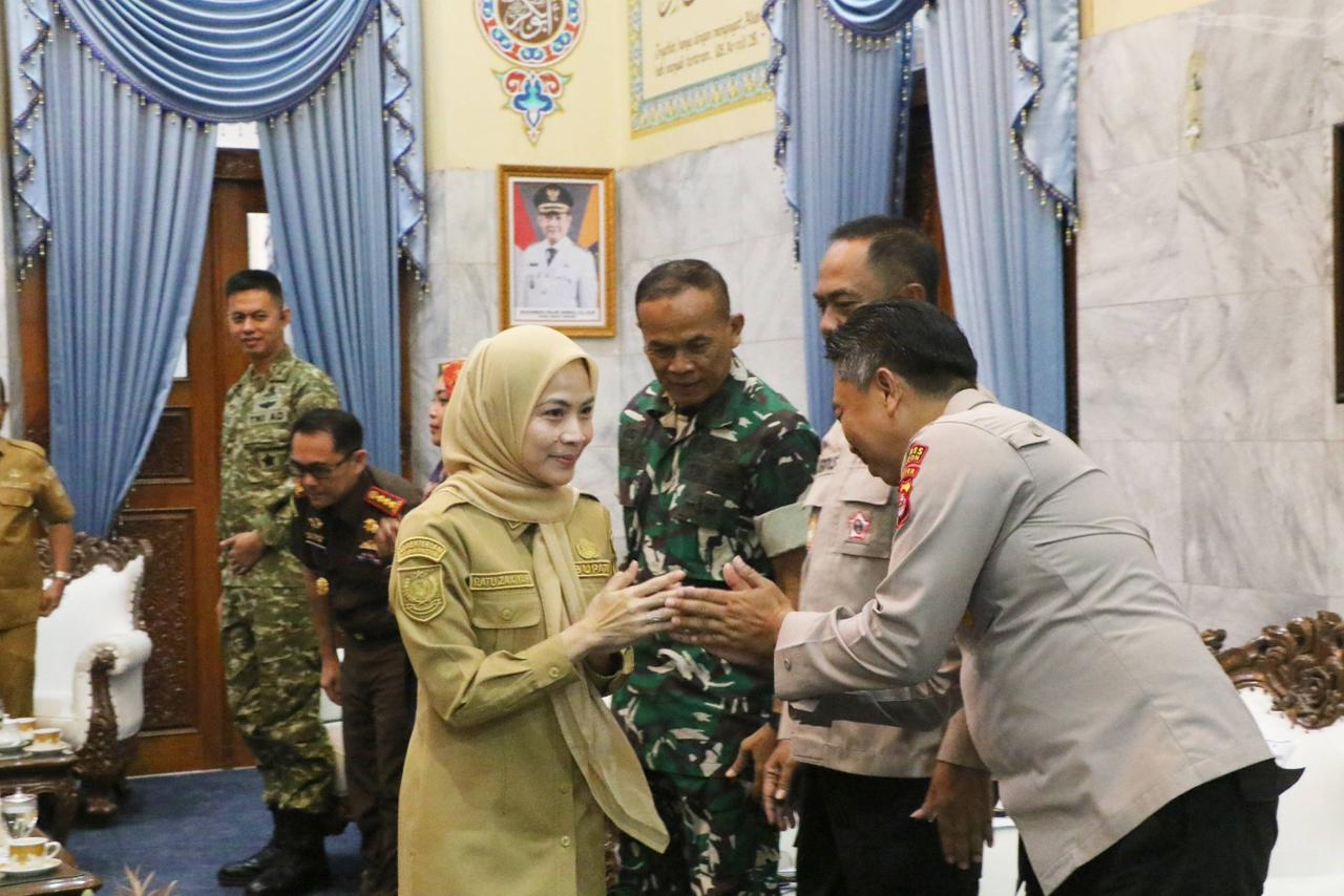 Rapat Koordinasi Forkopimda Kabupaten Serang dengan Bupati Serang di Pendopo Bupati, Selasa, 12 Mei 2026 (Foto: Bantentv.com/ Riki)