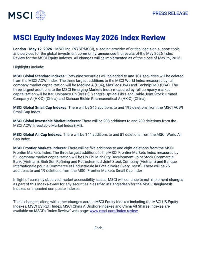 MSCI Umumkan Rebalancing (Foto/IDX Channel)