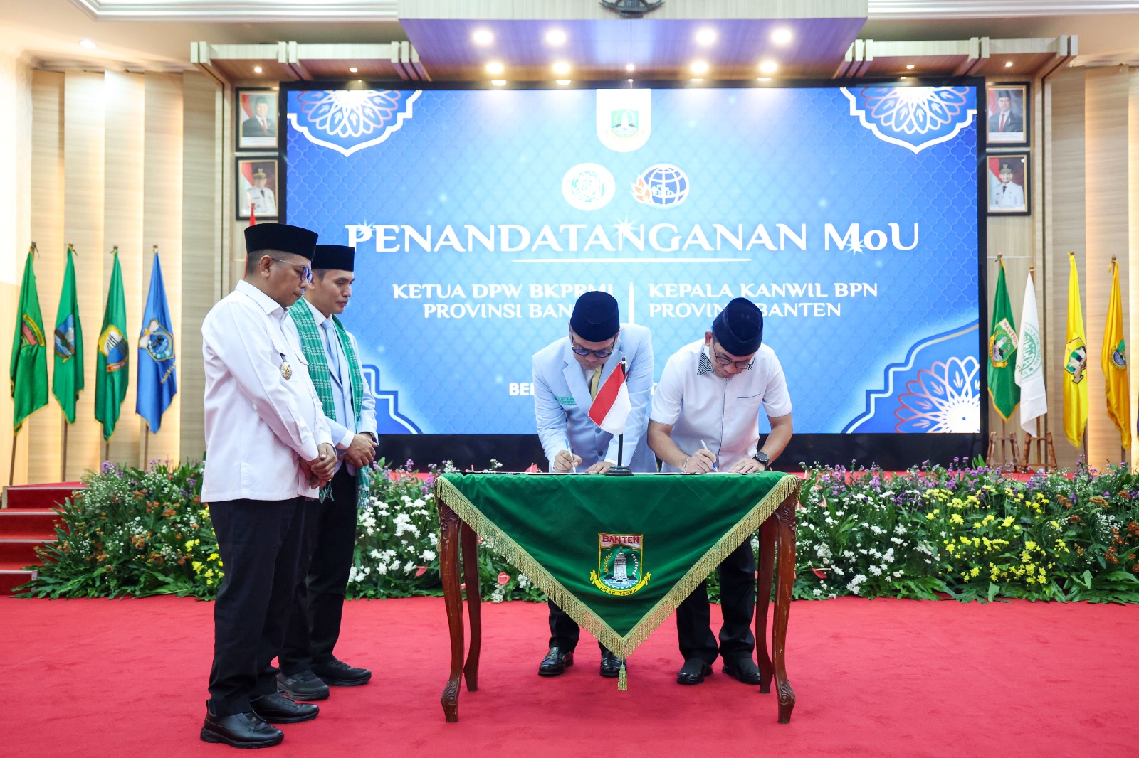 Pelantikan DPW BKPRMI Provinsi Banten masa bakti 2026-2031 di Pendopo Gubernur Banten, KP3B, Curug, Kota Serang, Rabu 13 Mei 2026 (Foto: Bantentv.com/ Hendra)
