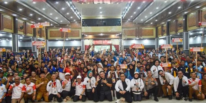   Ratusan siswa SD dan SMP di Lebak ramaikan ajang O2SN 2026 (Foto: Bantentv.com/ Nano)