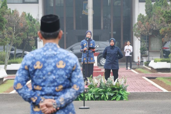 Peringatan Hari Kebangkitan Nasional (Harkitnas) ke-118 Tahun 2026 di Halaman Pendopo Bupati Serang, Rabu, 20 Mei 2026 (Foto: Bantentv.com/Riki)