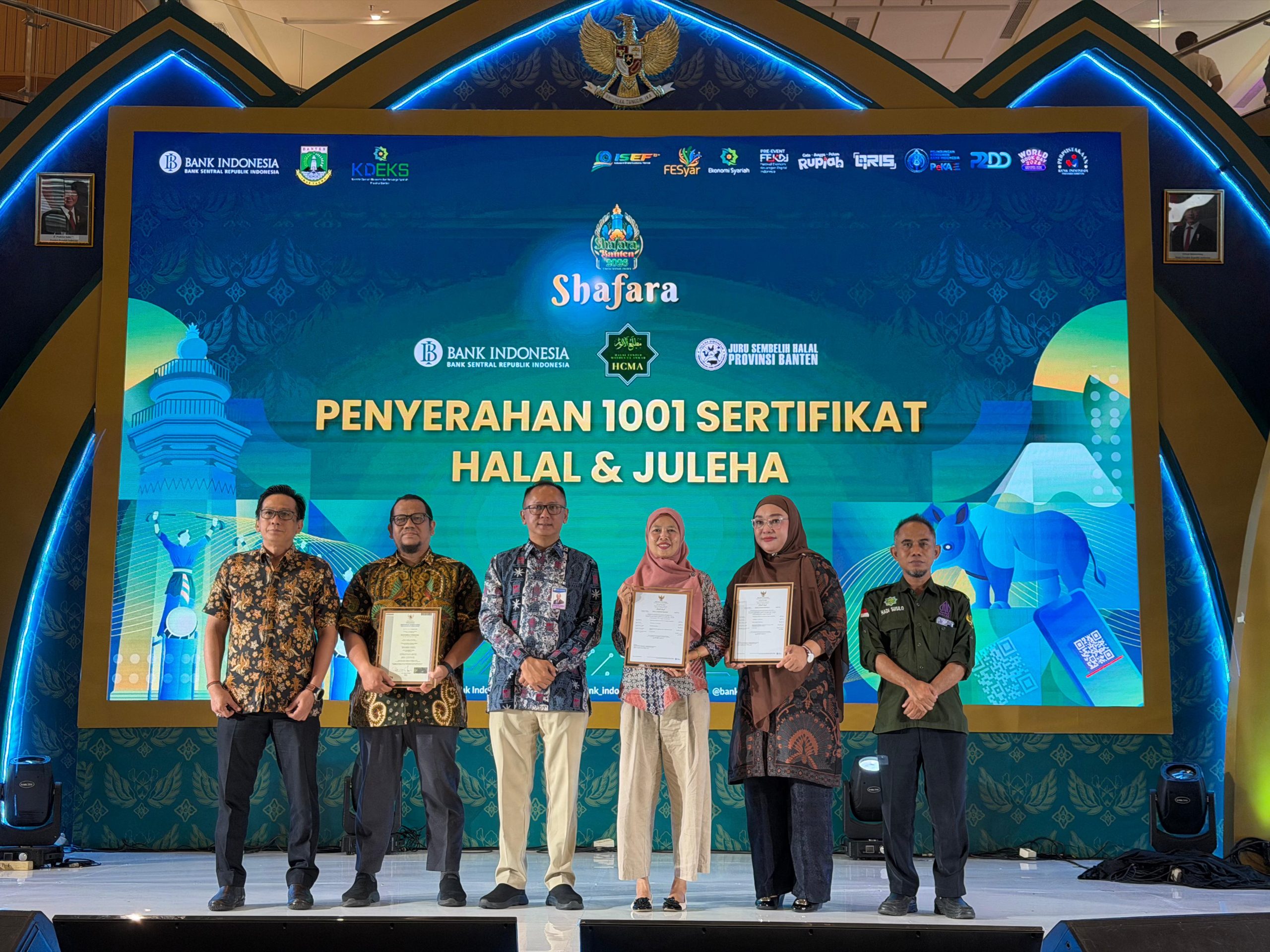 Suasana penutupan Shafara & Digawara BI Banten (Foto: Bantentv.com/ Rangga)