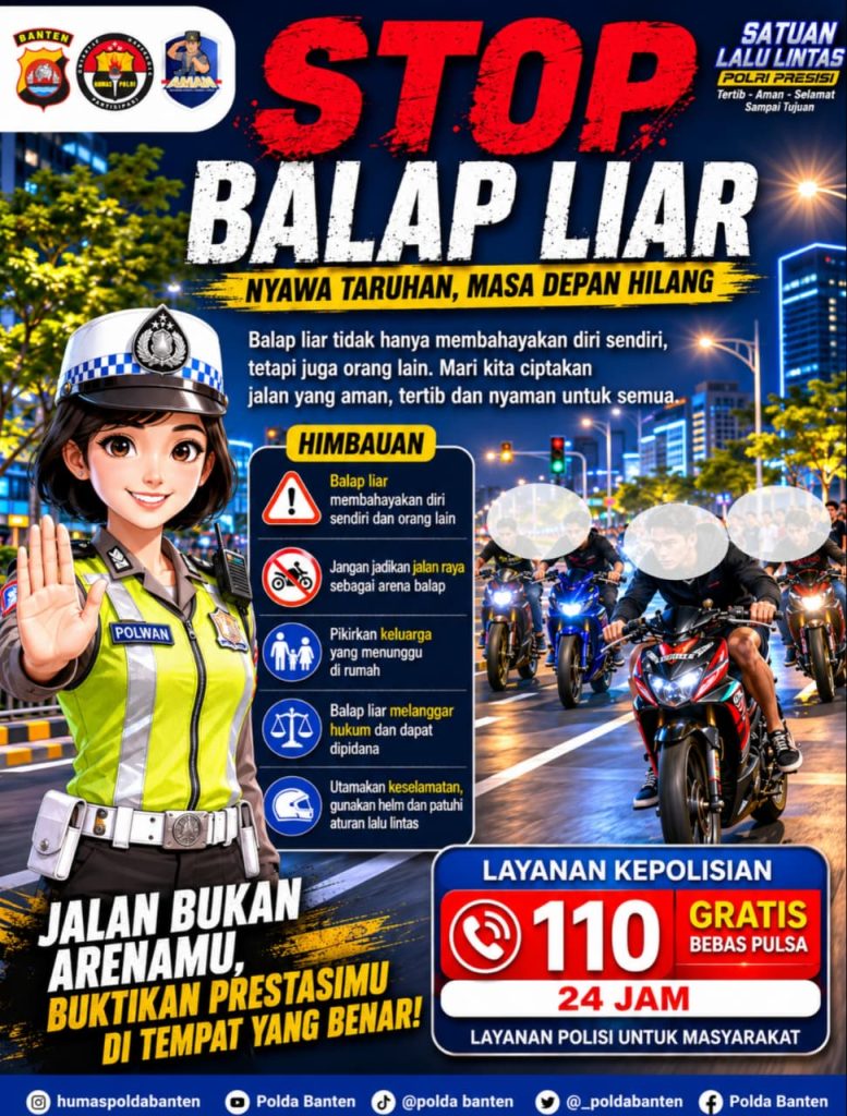 Imbauan Stop Balap Liar