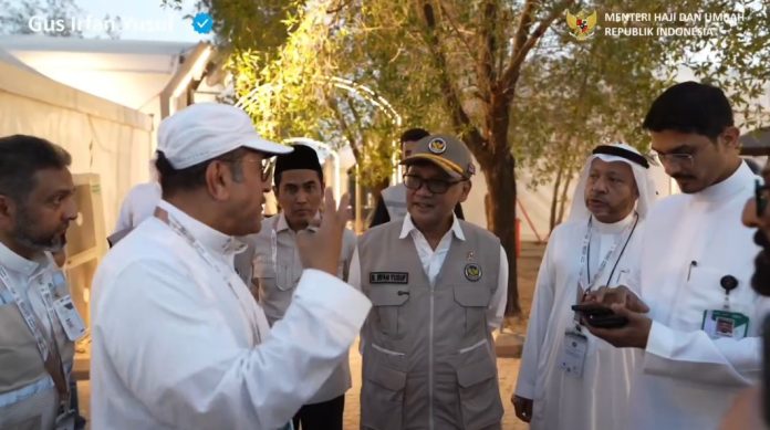 Kemenhaj fokus penataan tenda dan layanan jemaah (Foto: Instagram/ gus.irfanyusuf)