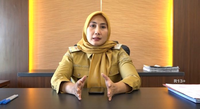 Kepala Disdukcapil Kabupaten Serang, Warnerry Poetri (Foto: Bantentv.com/ Riki Rosadi)