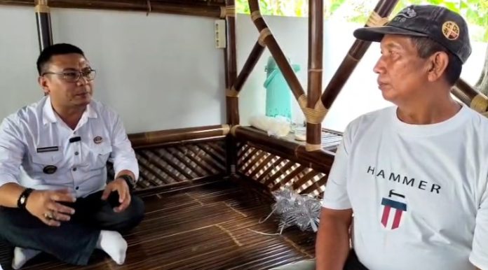 Kelurahan Drangong meluncurkan Saung Salira (Saung Silaturahmi Warga) (Foto: Bantentv.com/ Jaya)