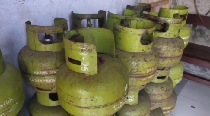 Stok gas elpiji 3 kilogram di Lebak dipastikan aman jelang Iduladha (Foto: Bantentv.com/ Nano)