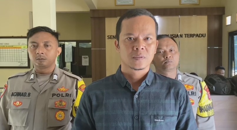 Kanit Reskrim Polsek Cikeusal, IPDA Aris Hidayat (Foto: Bantentv.com/ Imron)