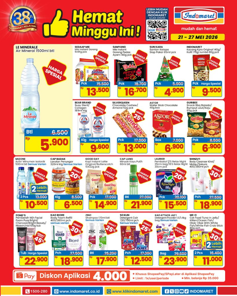 Promo mingguan Indomaret