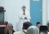 Bupati Pandeglang Dewi Setiani saat melaksanakan peringatan 1 muharam di Majlis Dzikir Al-Kallam, Desa Girijaya
