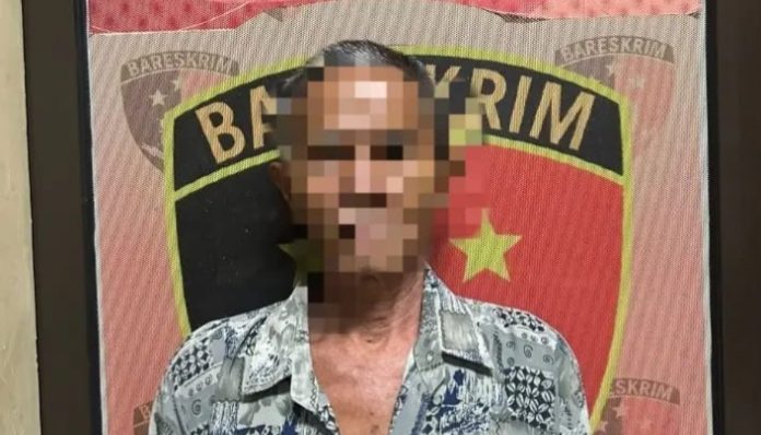 Lansia yang diduga terlibat kasus kekerasan seksual terhadap anak