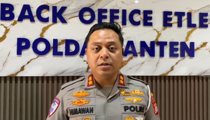 Kasubdit Gakkum Ditlantas Polda Banten AKBP Himawan Aji Angga