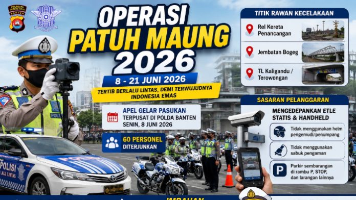 Operasi Patuh Maung 2026 akan digelar mulai 8 Juni 2026