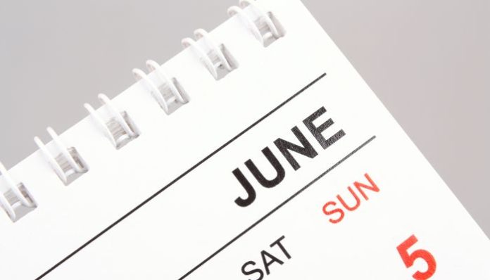 Ilustrasi. Kalender Juni (Foto: Canva/ Getty Images)