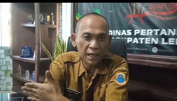 Kepala Dinas Pertanian Kabupaten Lebak, Rahmat Yuniar