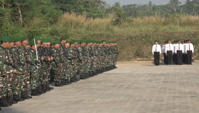 Korem 064/Maulana Yusuf Gelar Apel Danramil dan Babinsa