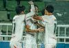 Pemain Timnas Indonesia U-19 merayakan gol saat mengalahkan Timor Leste