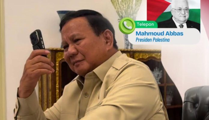Presiden Prabowo Terima Telepon Presiden Palestina