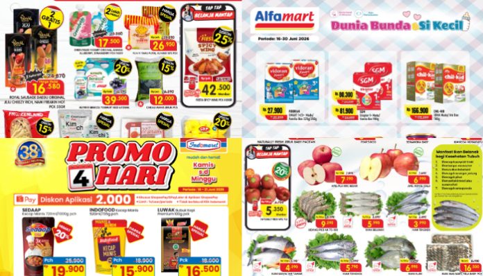 Promo mingguan Alfamart, Superindo, dan Indomaret