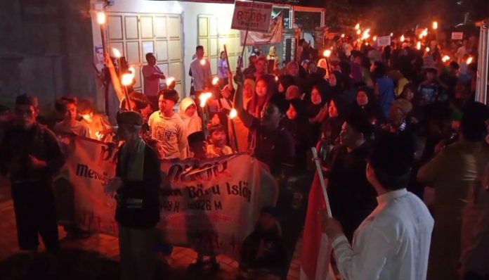 Ribuan warga Desa Bandung antusias merayakan Tahun Baru Islam
