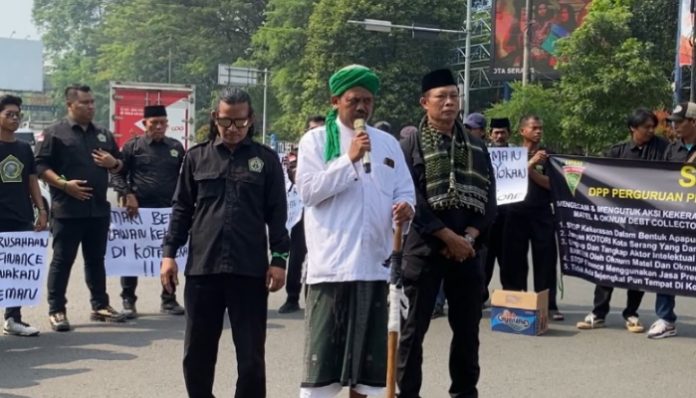 Satgas Trumbu Banten Gelar Aksi Damai di Serang