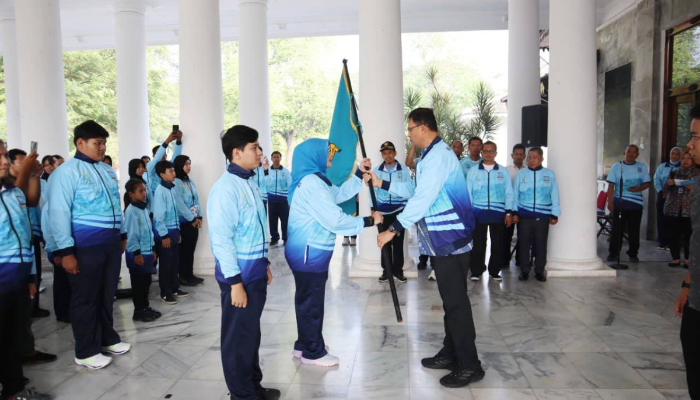 Sekda Zaldi Lepas Kontingen Atlet Kabupaten Serang