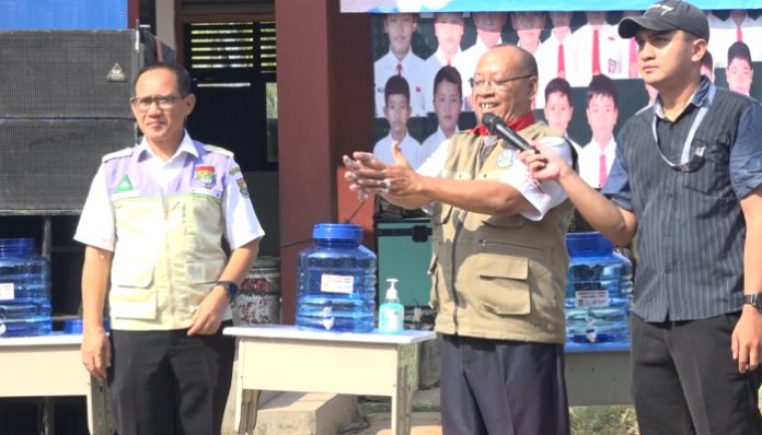 Siswa SDN Kiarapayung Ikuti Kampanye Cuci Tangan Pakai Sabun