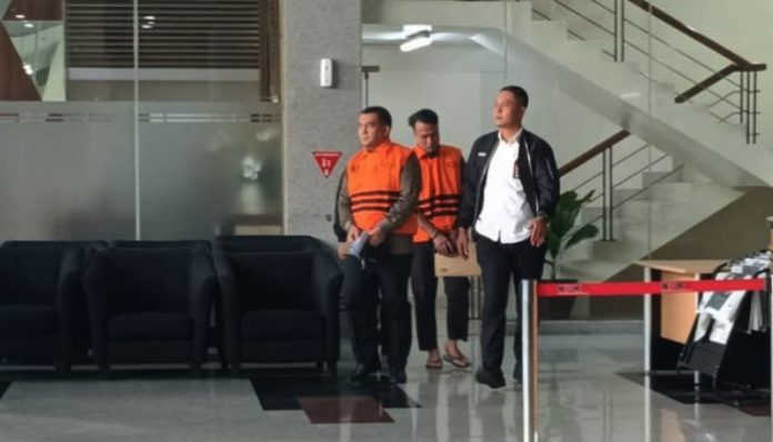 Wakil Menteri Imigrasi dan Pemasyarakatan Silmy Karim usai menjalani proses pemeriksaanoleh KPK