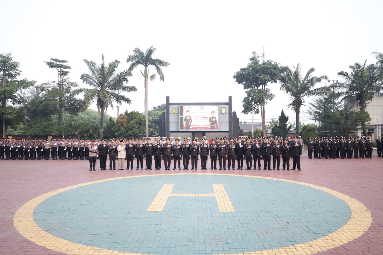 Polda Banten menggelar Upacara Peringatan Hari Lahir Pancasila Tahun 2026