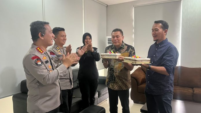 Radar Banten mendapat apresiasi dan dukungan dari Polda Banten