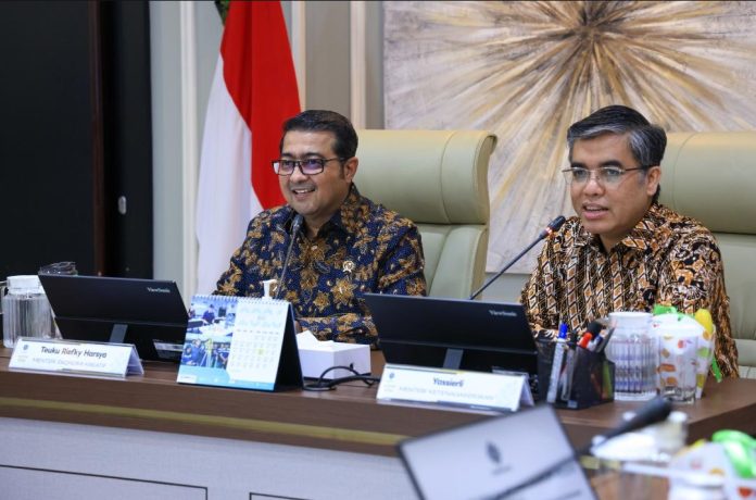 Kemnaker dan Kemenekraf perkuat sinergi ciptakan lapangan kerja di sektor ekonomi kreatif (Foto: Biro Humas Kemnaker)