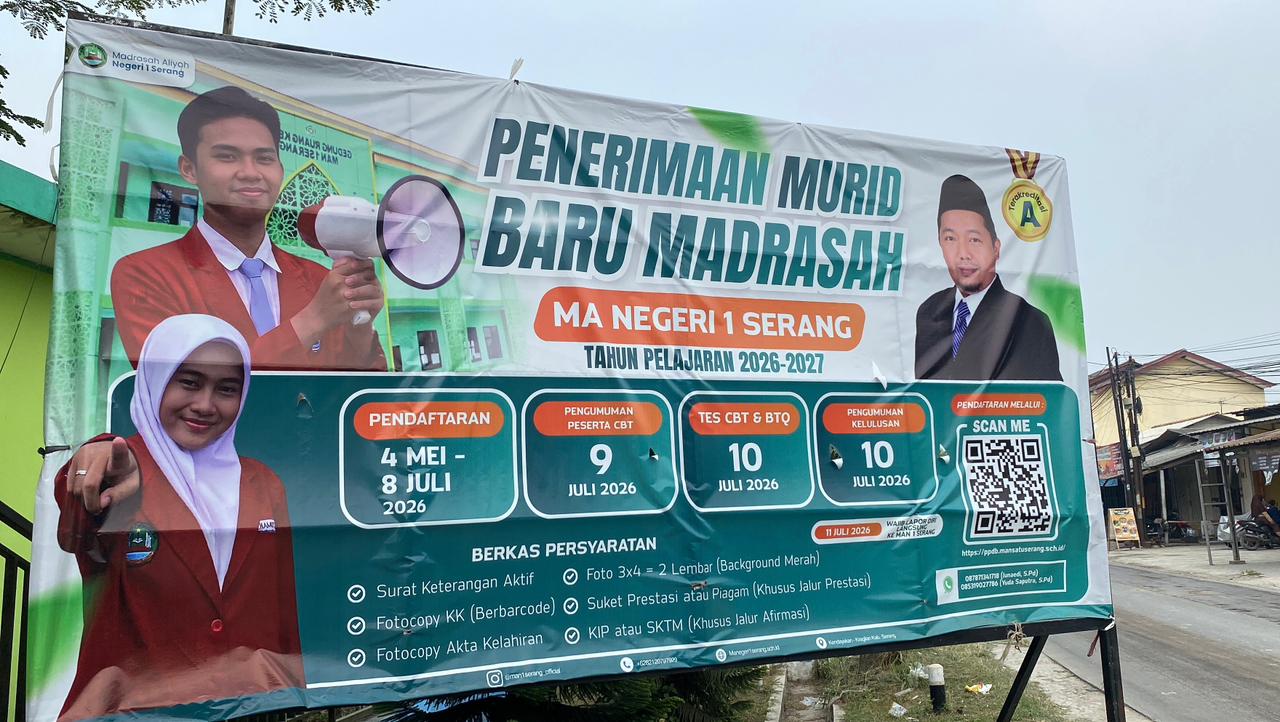 Penerimaan calon murid baru MAN 1 Kabupaten Serang
