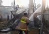 Shelter Indosat di Tower Telekomunikasi Lebak terbakar