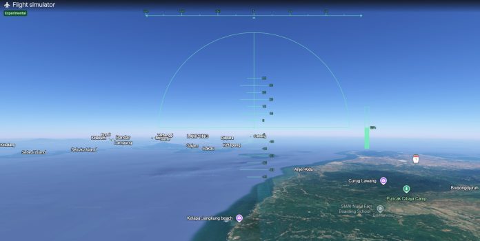 Flight Simulator gratis dari Google Earth (Foto: Google Earth)