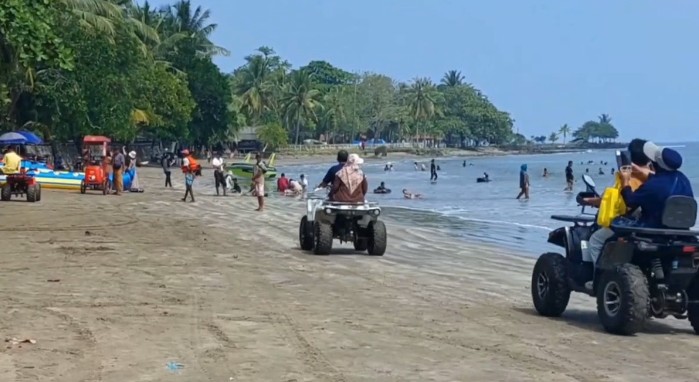 Wabup Serang memantau langsung kawasan wisata Anyer-Cinangka