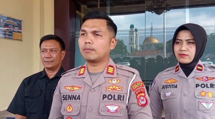 Kasatlantas Polres Pandeglang AKP Senna Indiarto Rajasa Putra