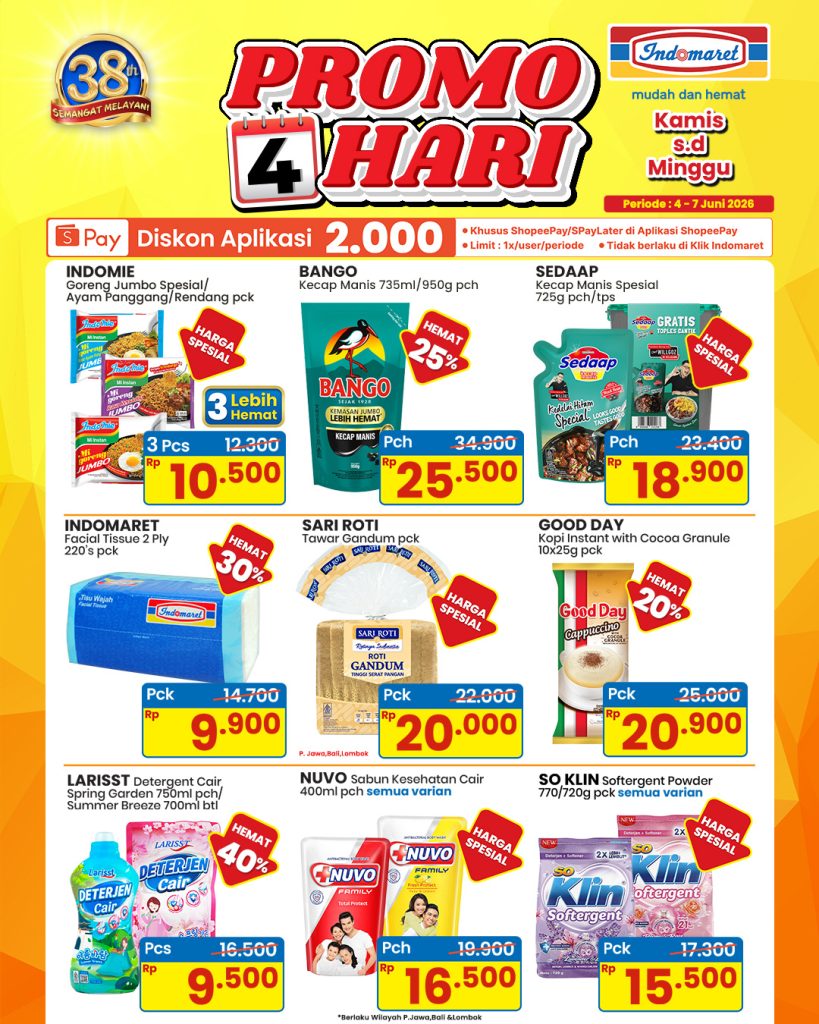 Promo mingguan Indomaret